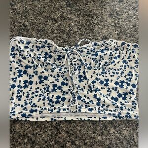 SHEIN flower tube top